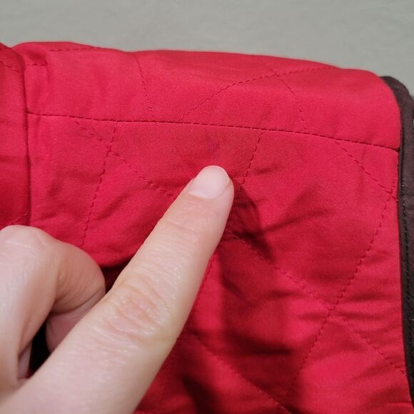 Fairway & Greene brown and red reversible quilted vest - Picture 8 of 8